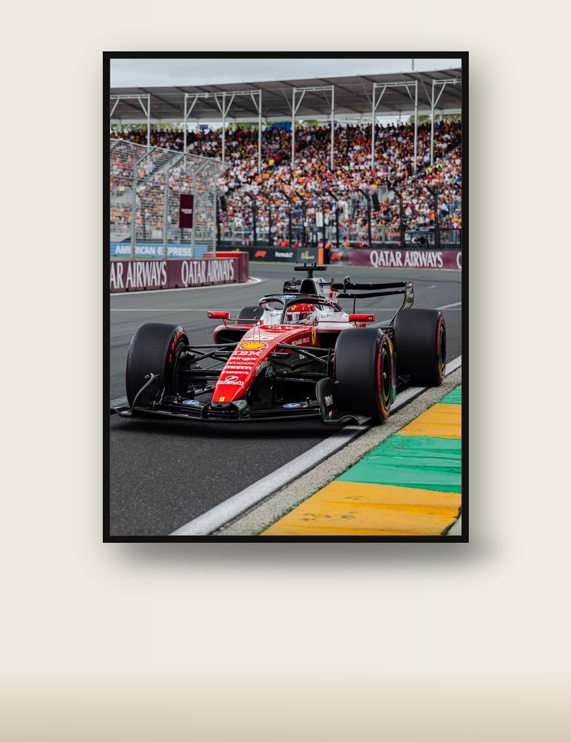 Ferrari F1 Poster – Formula 1 Car Wall Art