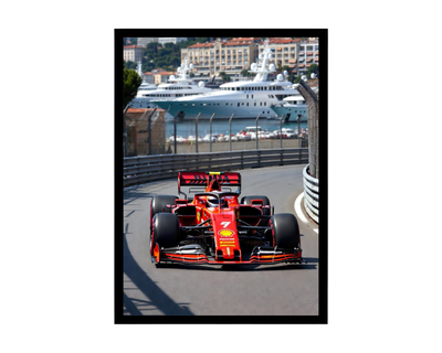 Ferrari Monaco Yachts Poster – F1 Car Wall Art