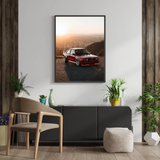 BMW M3 E30 Poster – Red Car Wall Art