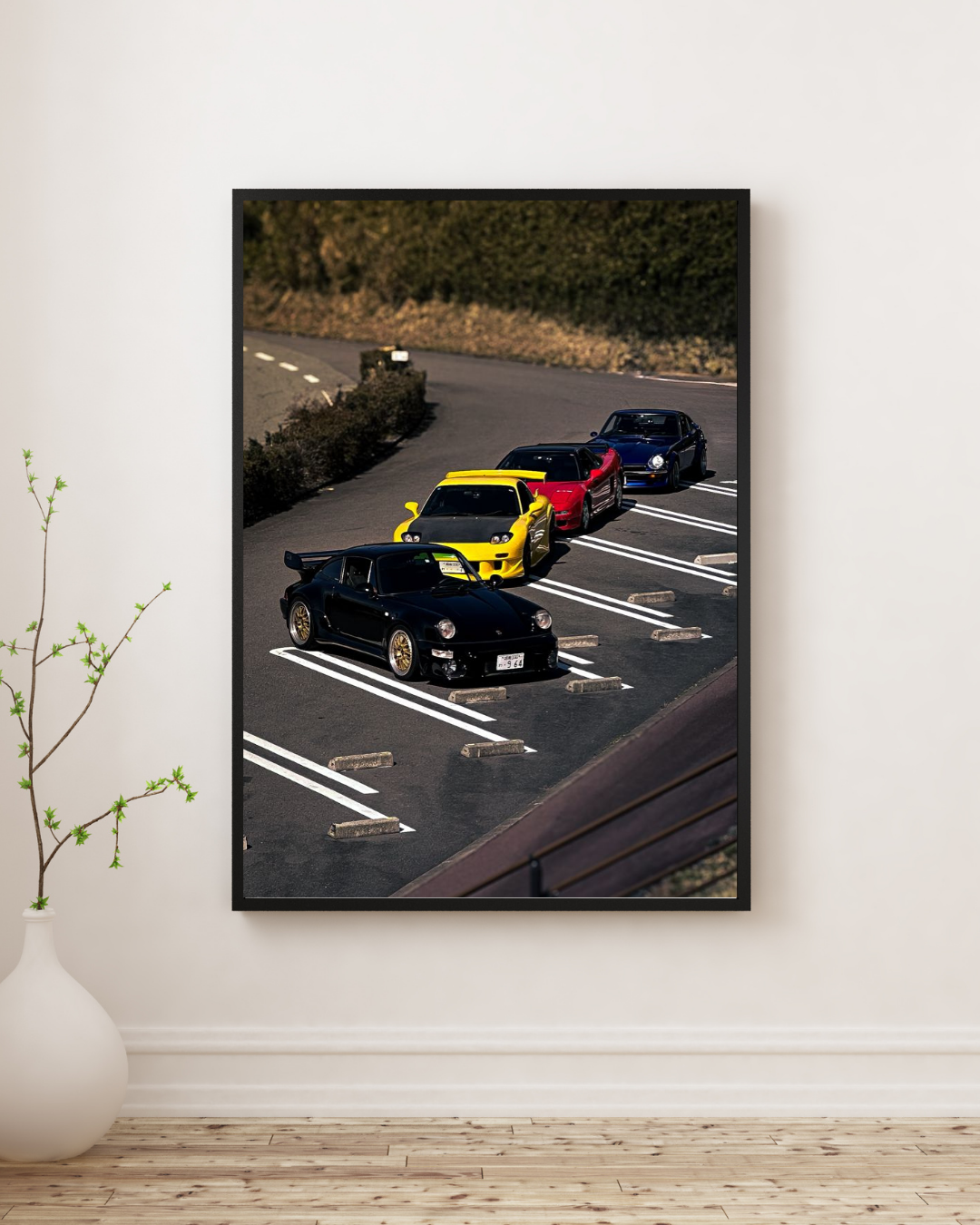 JDM car crew poster - Japanese car wall art