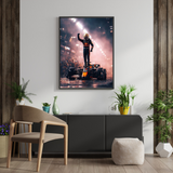 F1 Podium Silhouette Poster – Formula 1 Car Wall Art