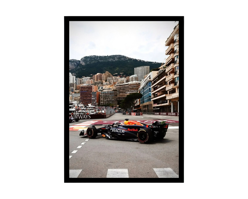 Red Bull Monaco Crossing Poster – F1 Car Wall Art