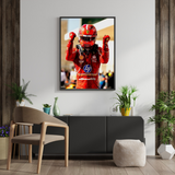 Charles Leclerc Victory Poster – F1 Car Wall Art