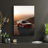 BMW M3 E30 Poster – Red Car Wall Art