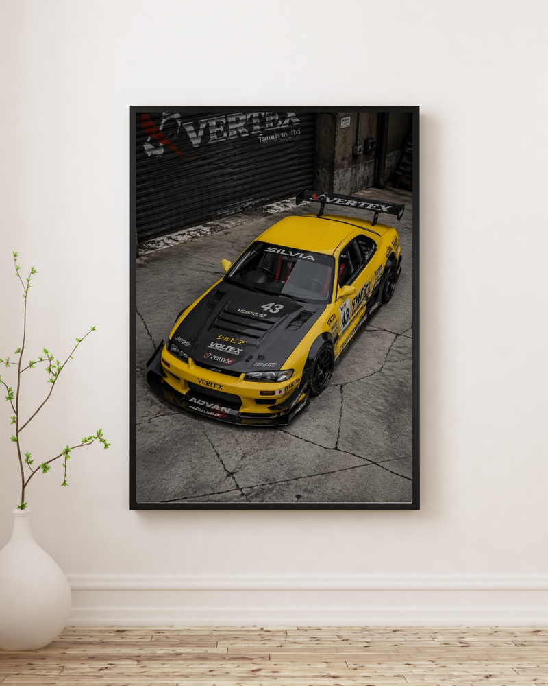 Nissan S14 Silvia Poster – JDM Car Wall Art