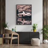 Nissan Skyline Poster – White JDM Car Wall Art