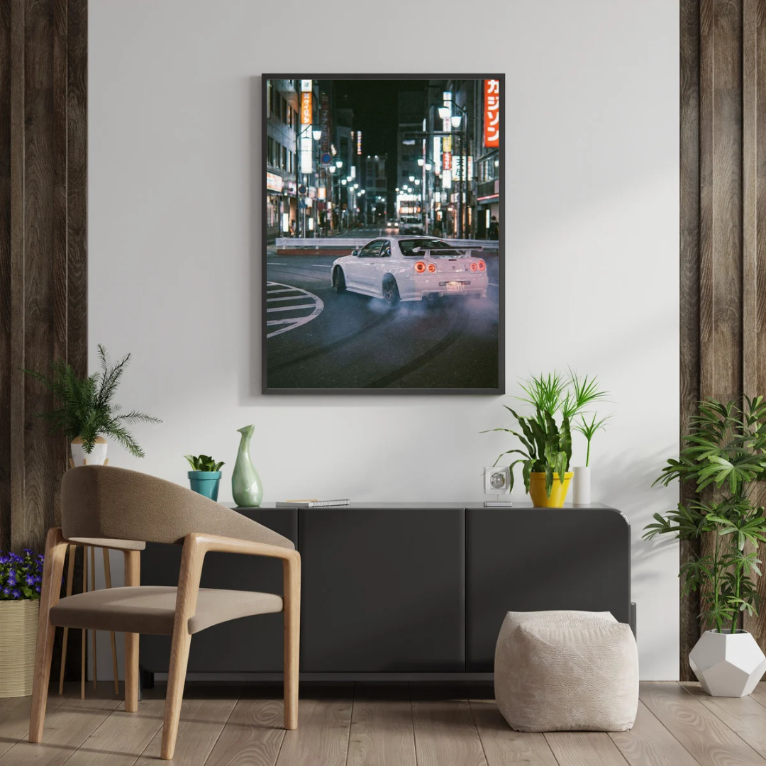 Old JDM Poster – Retro Japanese Car Wall Art