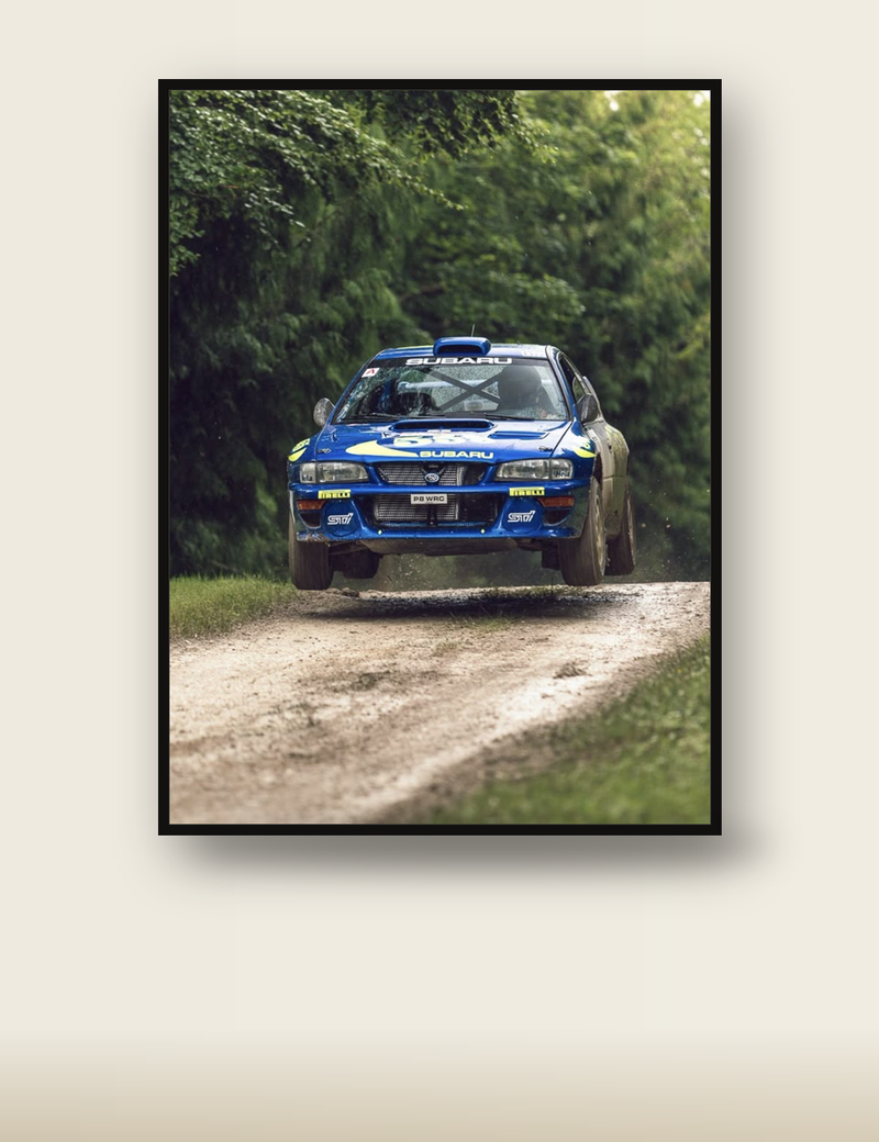 Subaru Impreza WRC Poster – Rally Car Wall Art